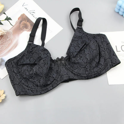 2024 New 36/80 38/85 40/90 42/95 44/100 46/105 48/110 DEF Cup Bras Ultrathin Kinit Underwear For Women Plus Size Lingerie