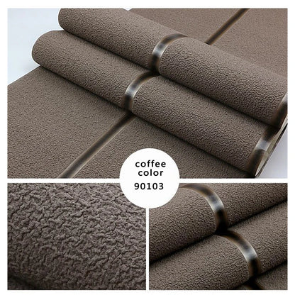 Modern Deerskin Velvet Wallpaper Non-woven Fabric 3D Stripe Living Room Bedroom TV Background Wall Paper טפט לקיר Home Decor