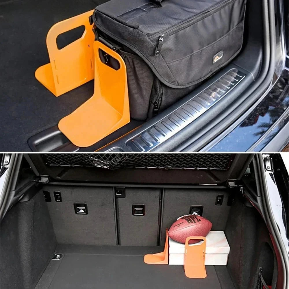 Multifunctional Car Back 1pcs Auto Trunk Organizer Rack Luggage Box Stand Shake-proof Fence Storage Holder Tools