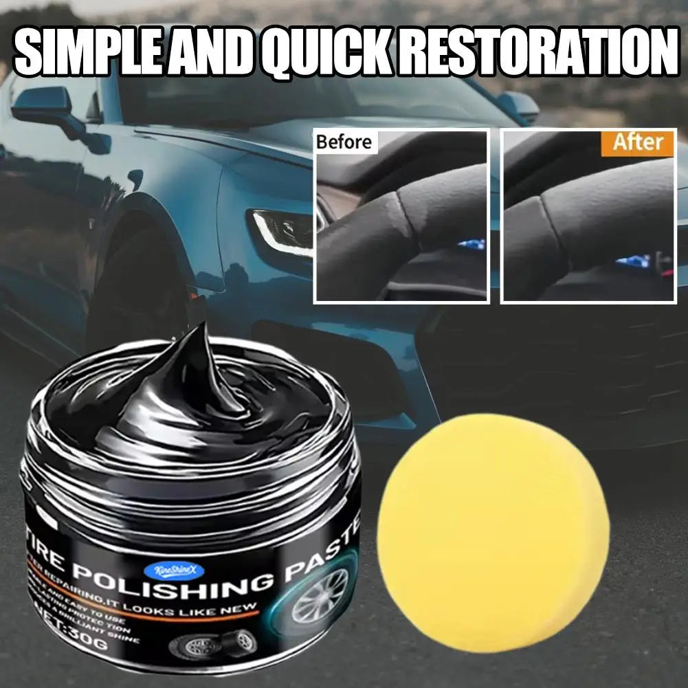 Car Interior Scratch Repair Cream Interior & Exterior Plastic Polishing Wax Black Interior And Dashboard Plastic Surface Repair