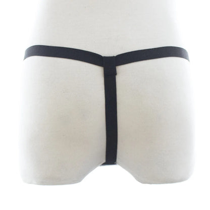 BDSM Bondage Harness Briefs Pant Hole Sex Toys For Woman PU G-strings Panty Masturbation Underwear Panties Chastity Strap Belt