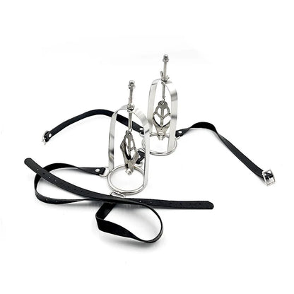 Breast Clips Undershirt Type New Butterfly Breast Clips Breast Chain Erotic Products Nipple Clamps Alternative Couple Sex BDSM
