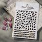 5D Pink Leopard Print Nail Art Stickers 8x10cm Pink/Black/Brown Leopard Nail Decal DIY Manicure Adhesived Leopard Slider