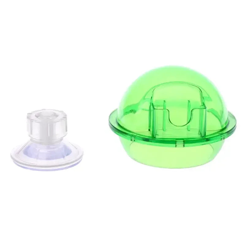 Reptile Pet Feeding Bowl Clear Anti-escape Pet Bowl Insect Worm Food Container Water Bowl for Lizard Gecko Chameleon Reptile Pet