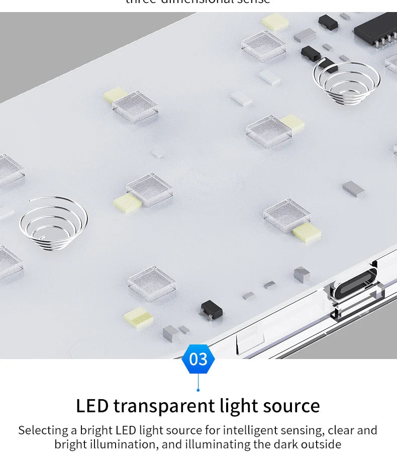 Motion Sensor Led Light 650mAH USB Rechargeable Automatic Induction Sensing Light Wireless Foot Lamp for Car Trunk Door