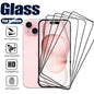 2-4PCS Full Cover Tempered Glass Screen Protector For iPhone17 15 14 13 12 Pro Max Protection Glass For iPhone 13 14 16 Pro Max