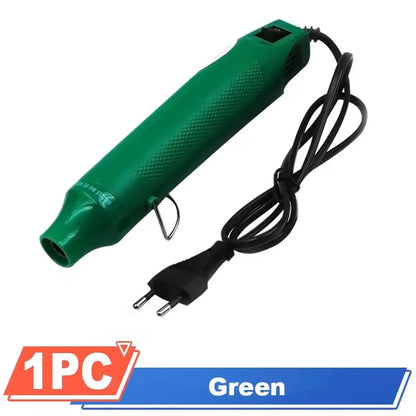 220V Hot Air Gun, Soldering Temperature Blower Eu Plug, Mini Heat Gun for Shrink Tubing, Car Wrapping & DIY Crafts