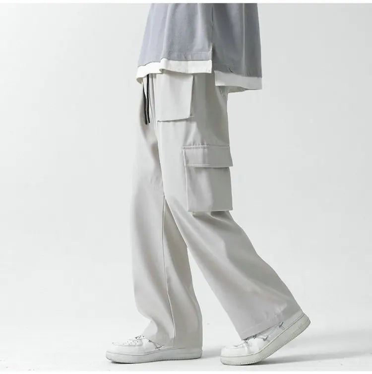 Streetwear Black Mens Harem Joggers Pants Men Cargo Pants 2024 Hip Hop Casual Pockets Sweatpants Male Oversized Fashion Trousers