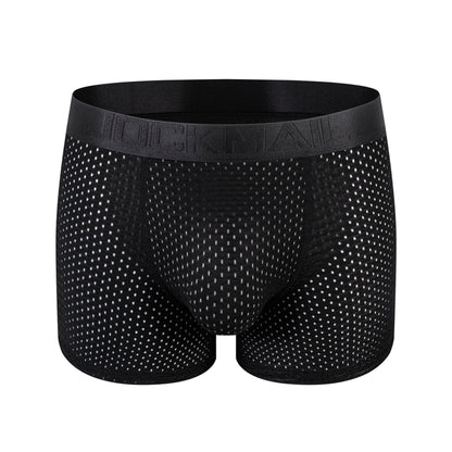 Men Trunks Built-in Fake Butt Hip Lifter Enhancer Shorts Boxer Briefs Padded Underwear Shapewear Underpants Nylon  Breathable