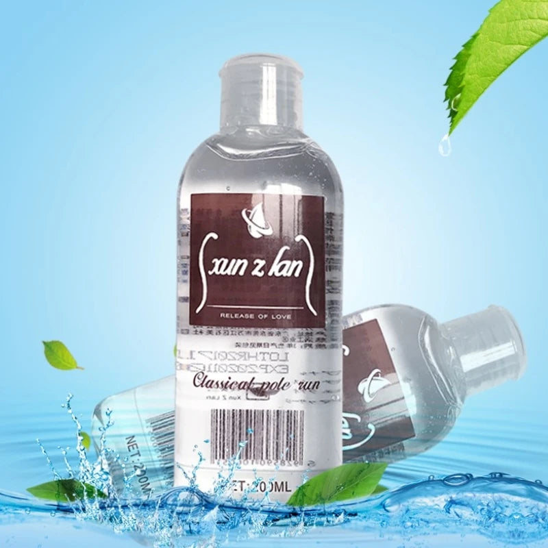 Water-based Hyaluronic Acid Lubricant, Gentle PH Balanced Formula for Extended Moisture, Medical Grade Safety 120ML/200ML
