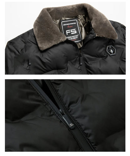 Men's Fashion Windbreaker Parka Coat Male Jacket Autumn Winter Overcoat Windproof Casual Warm Hombre New Streetwear Outdoors