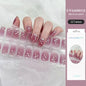 16/22 Tips Semi Cured Gel Nail Stickers for UV Lamp Designer Adhesive Nail Gel Wraps DIY Long-lasting  Nail Decoration