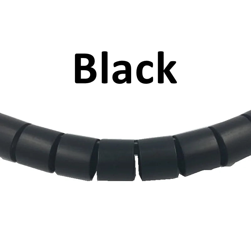 1/3/5/10 Meter 8/12/16/22/28/32/42mm Line Flexible Spiral Cable Organizer Storage Pipe Cord Protector Management Cable PE Tube