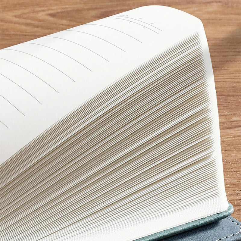 A5 B5 Customize PU Leather Notebook with Pen Insert Holder Free Printing LOGO Office Notepad Business Enterprise Diary Book Note