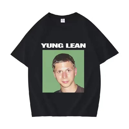 Yung Lean Unknown Death 2002 Album Tour T Shirt Man Fashion Casual Short Sleeve T-shirts Unisex High Quality Cotton Tshirt