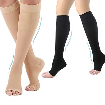 10 Styles Compression Stocking Prevent Calf Varicose Veins Soreness Pressure Cycling Professional Leg Support Nurse  Women Socks