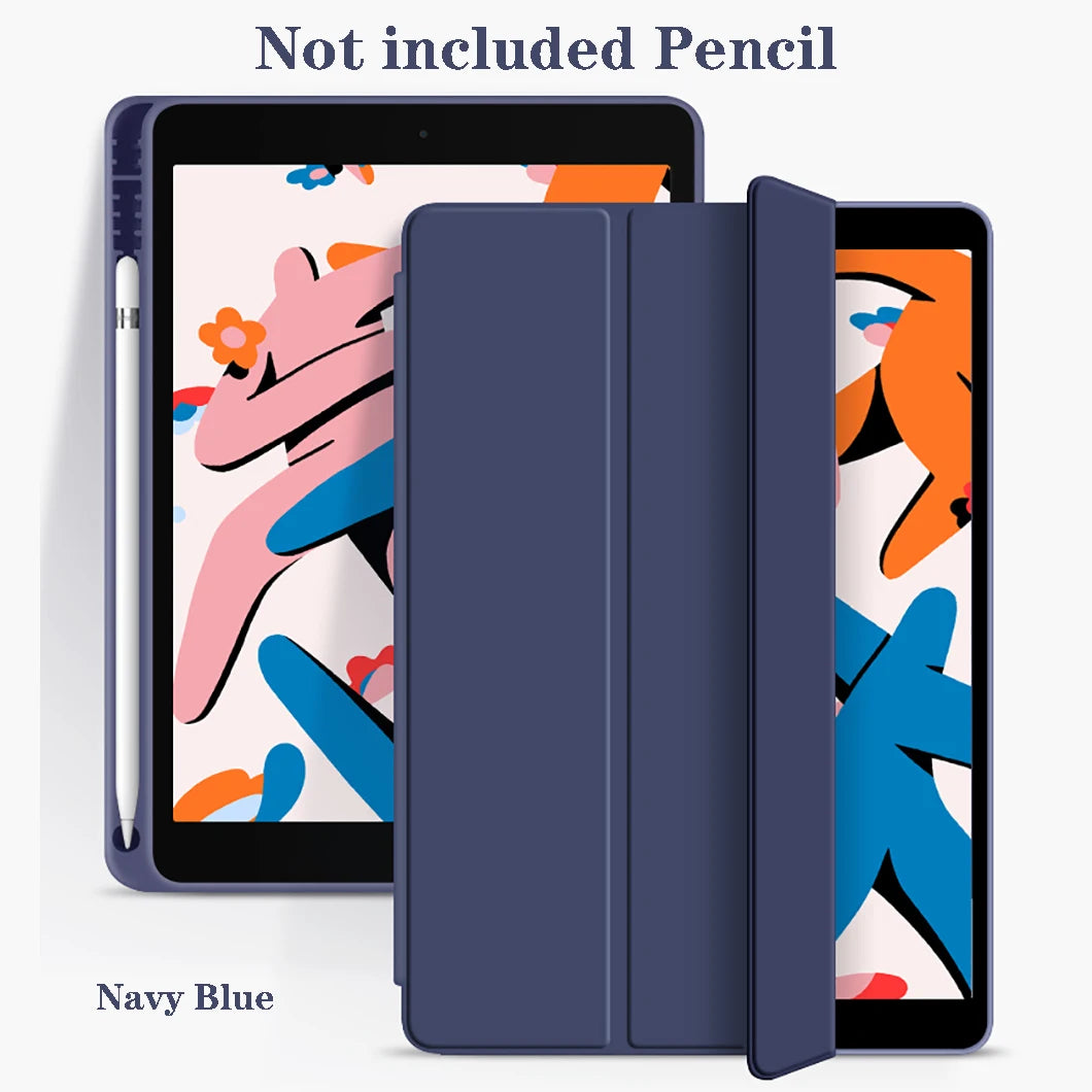 2026 M4 For iPad 11th/10/9/8/7 Gen Case Air 11 5/4 Pro 13 12.9 11 Case 2024 iPad 9th Generation Case 10.2 Mini 6 Pencil Holder