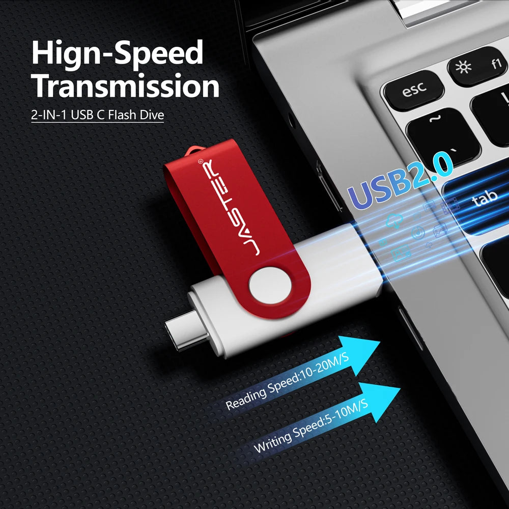 Free Custom Logo TYPE-C USB Flash Drive 128GB USB-C Pen Drive 64GB White Purple Memory Stick 32GB 16GB Pendrive Storage Device