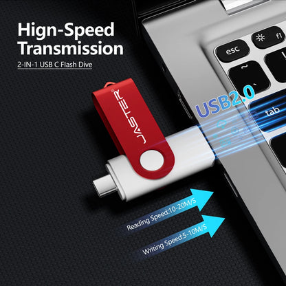 Free Custom Logo TYPE-C USB Flash Drive 128GB USB-C Pen Drive 64GB White Purple Memory Stick 32GB 16GB Pendrive Storage Device