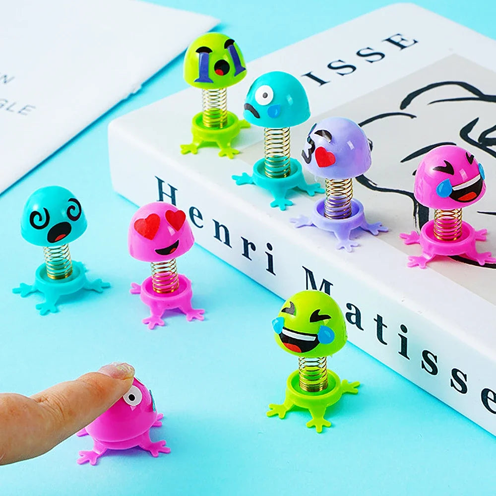 5-20Pcs DIY Assembled Springs Elves Toys Party Favor Perfect Class Treasure Box Carnival Prizes Birthday Gifts