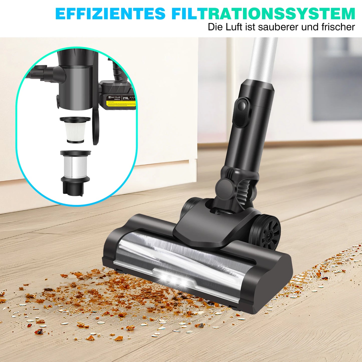 Cordless Vacuum Cleaner Cordless Vacuum Cleaner Battery vacuum cleaner Cordless Vacuum Cleaner vacuum cleaner Electric Suction Broom with Charging Station Cordless Vacuum Cleaner For Animal Hander rug Bagless Handle vacuum cl