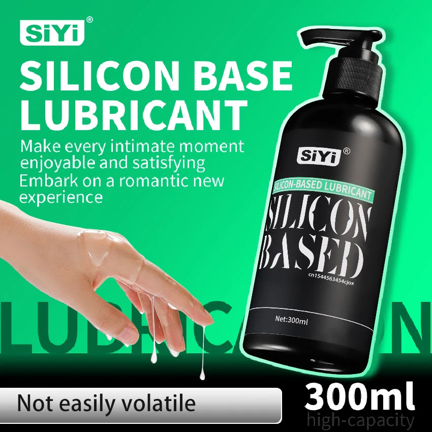 Silicone-Based Lube with Press Pump, Stringy Anal Lubricant Suitable for  Man Woman Gay Lesbian Couples Pleasure