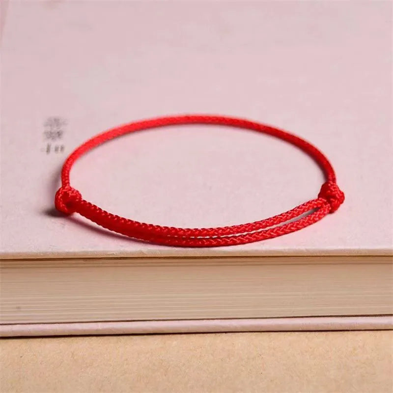 Handmade Red Lucky Knot Bracelet Rope Lucky Bangle Women Lovers' DIY Best Friends Lucky Bracelet Size Adjust Drop Shipping