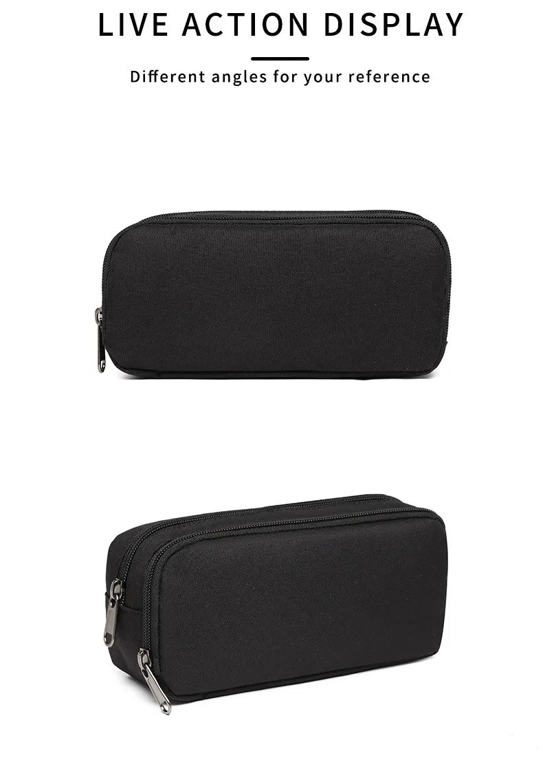 Pencil Pouch with Stationery Large Capacity Pencil Pouch Korean Style Aesthetic Pencil Bag Storage Bag for School Office Travel