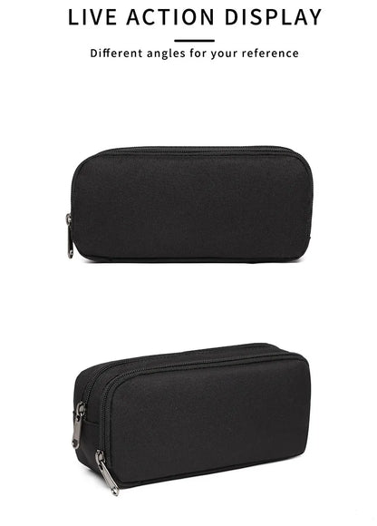 Pencil Pouch with Stationery Large Capacity Pencil Pouch Korean Style Aesthetic Pencil Bag Storage Bag for School Office Travel