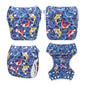 U PICK ALVABABY Swim Diaper Adjustable Swim Nappy for Swimming Lessons Fashion Design Swimming Nappy for Baby Under 8 Months
