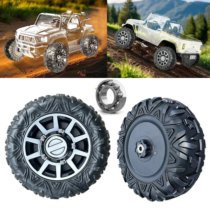33CM/13'' 25CM/10'' PU Solid Rubber Tire for Children Electric Ride on Toy Car Power Wheels ﻿Alligator Tires Wheels Upgrade Part