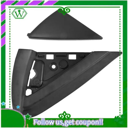 AC34-Car Front Left&Right Window Triangle Plate Side Mirror Corner Triangle Garnish Cover Panel For Citroen C4 C4L 2012-2015