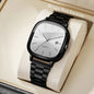 Fashion Square Men Business Watches Analog Calendar Quartz Watch for Mens Clock Reloj Hombre（Without Box）
