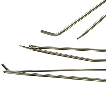 Car Hook Rods Paintless Dent Repair Hail Remover Hooks Rods Kits Auto Body Dents Stainless Steel Hands Tools