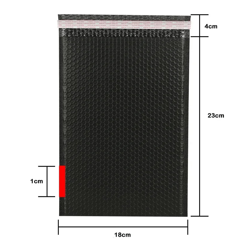 50/100 Pcs Black Bubble Packaging Envelope Mailing Envelopes Mailer Poly Envelope for Shipping Self Seal Bubble Bags Padding