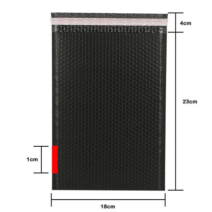 50/100 Pcs Black Bubble Packaging Envelope Mailing Envelopes Mailer Poly Envelope for Shipping Self Seal Bubble Bags Padding
