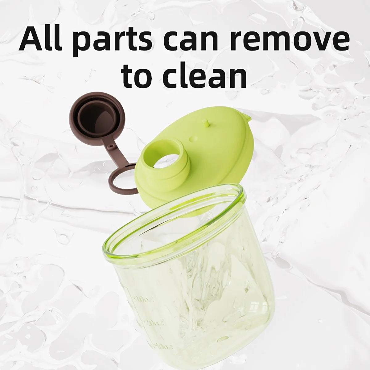 1 Meal 1 Time-New Mini 100ml Portable Travel Milk Powder Container,Baby Formula Dispenser,Storage Box,Perfectfor Outdoor Feeding