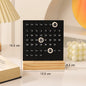 1pc Wood Perpetual Calendar Montessori Calendar Cute Desk Calendar Adjustable Week Month Date Display Calendar Home Office Desk