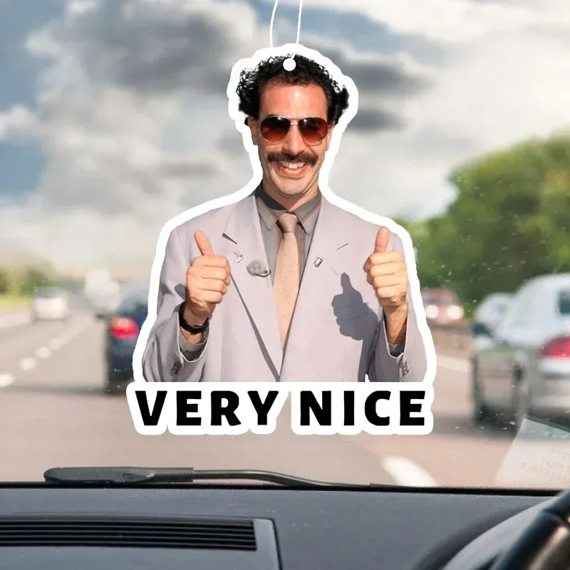 very nice car air freshener - car mirror hanging perfume car diffuser sheet - car interior