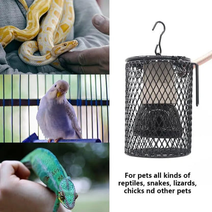 E27 Pet Heating Lamp for Turtle Snake lizard Infrared Ceramic Emitter Heat Light 100W Reptile Lamp EU Plug
