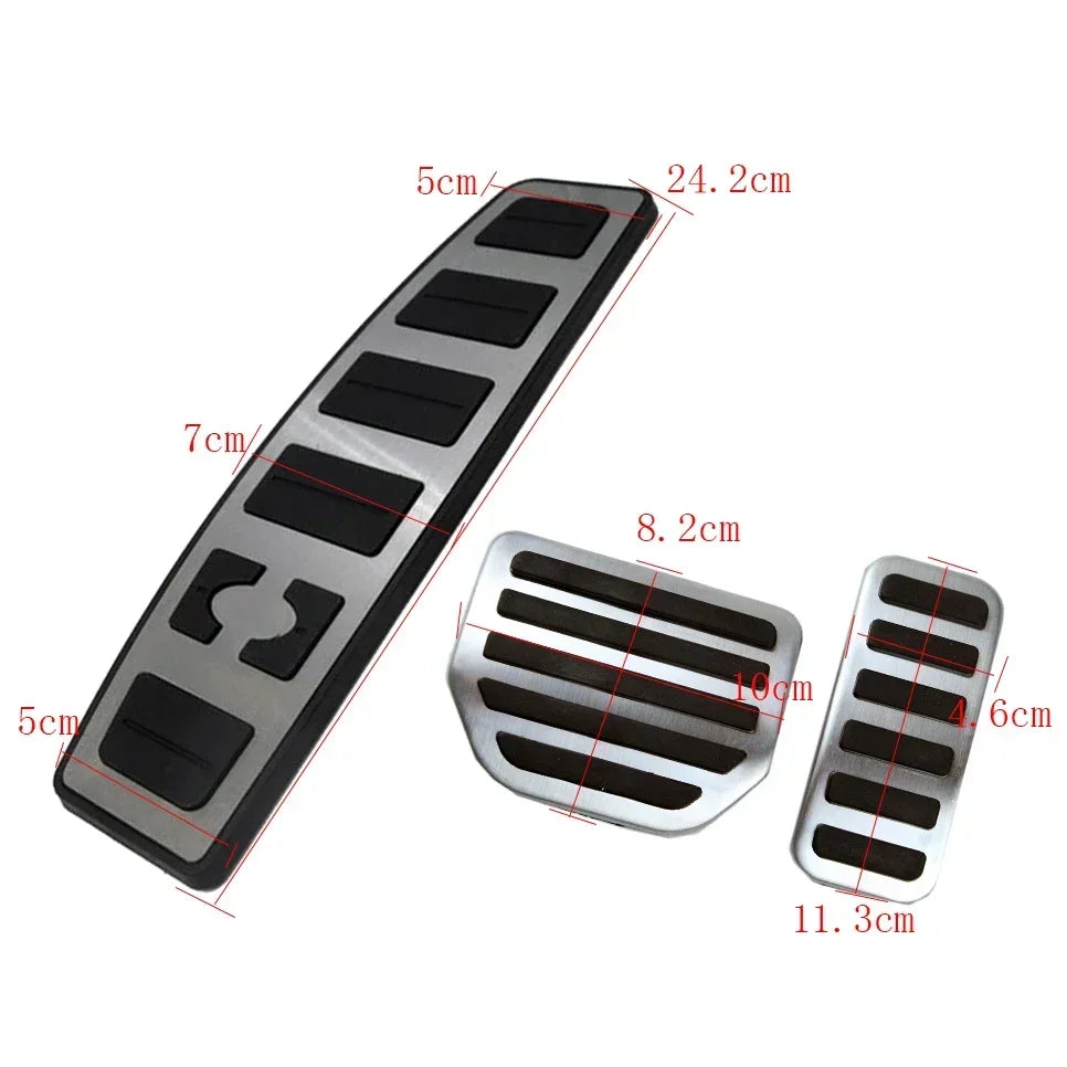 Foot Rest Pedal Brake Fuel Gas Pad Cover for Land Rover Discovery 4 LR4 2010-2016 Range Rover Sport 2010-2013 L320 Parts