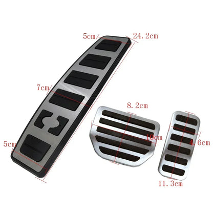 Foot Rest Pedal Brake Fuel Gas Pad Cover for Land Rover Discovery 4 LR4 2010-2016 Range Rover Sport 2010-2013 L320 Parts