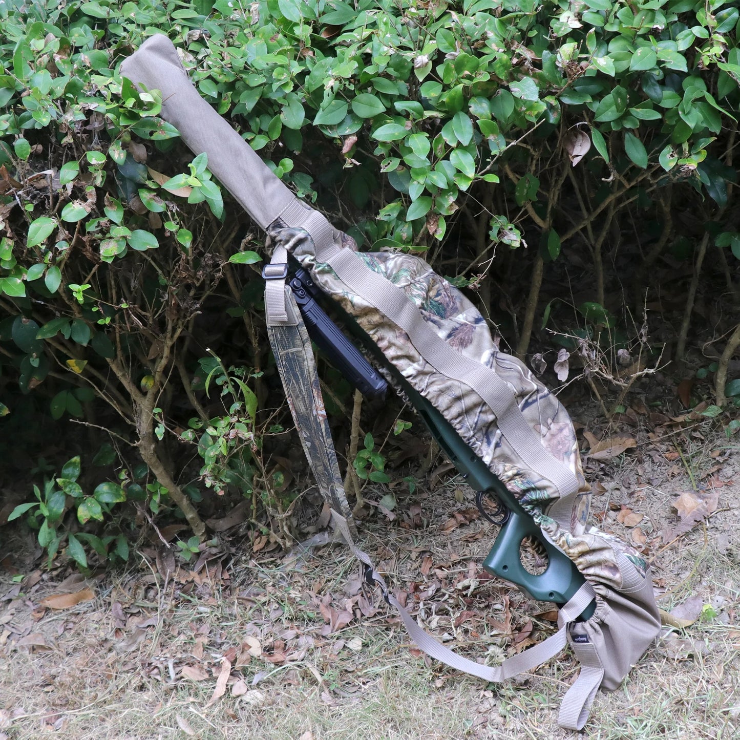 Soft Rifle Cover Elastic Gun Slicker Camouflage Water-Resistant Soft Sniper Scoped Case Lightweight Shotgun Rifle Sock Sleeve