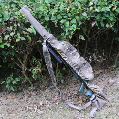 Soft Rifle Cover Elastic Gun Slicker Camouflage Water-Resistant Soft Sniper Scoped Case Lightweight Shotgun Rifle Sock Sleeve