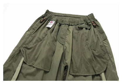 Outdoor Sports Casual Track Pants Men Women Lightweight Hiking Breathable Waterproof Quick Dry Loose Techwear Cargo Pant Trouser