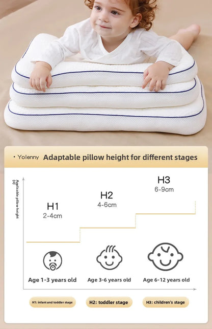 1-3-8-16 Years Baby Pillow Neck Protection Children's Partition Pillows Bedding Kindergarten All Seasons Kids Sleeping Pillow