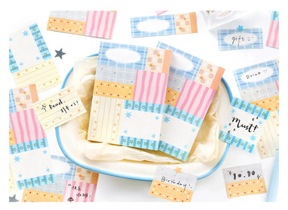 80sheets Starlight Fragment Series Kawaii Ins Message Notes DIY Scrapbooking Material Aesthetics Craft Paper