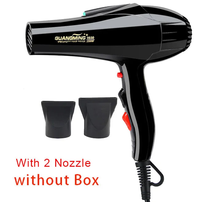 For Hairdresser and Hair Salon Long Wire EU Plug Real 2300W Power Professional Blow Dryer Salon Hair Dryer Hairdryer
