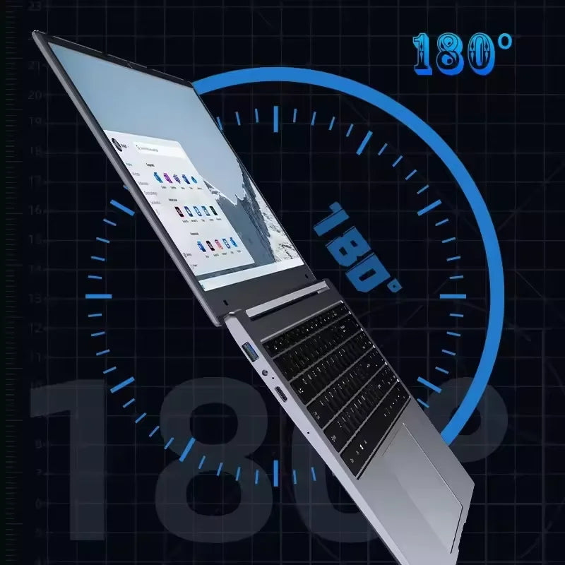 2026 New 14.1' Ultra Slim Laptop 16GB RAM 1/2TB SSD Windows 11 Pro Core I9-10980HK Notebook HD Games Office Study Computer