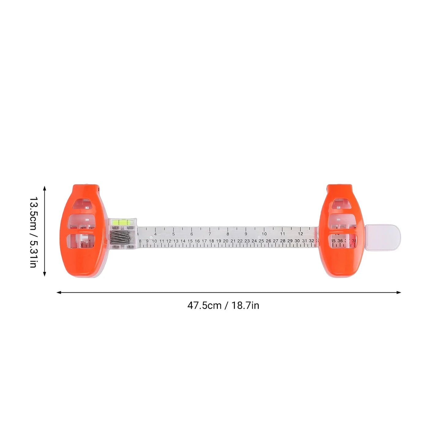 New Picture Hanging Level Ruler, Multifunctional Frame Positioning Balance Tool, Hole Marking & Measuring Decor Helper